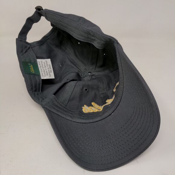 Cabela's Club Men's Slideback Hat Gray OSFM Embroidered Logo - Picture 6 of 7